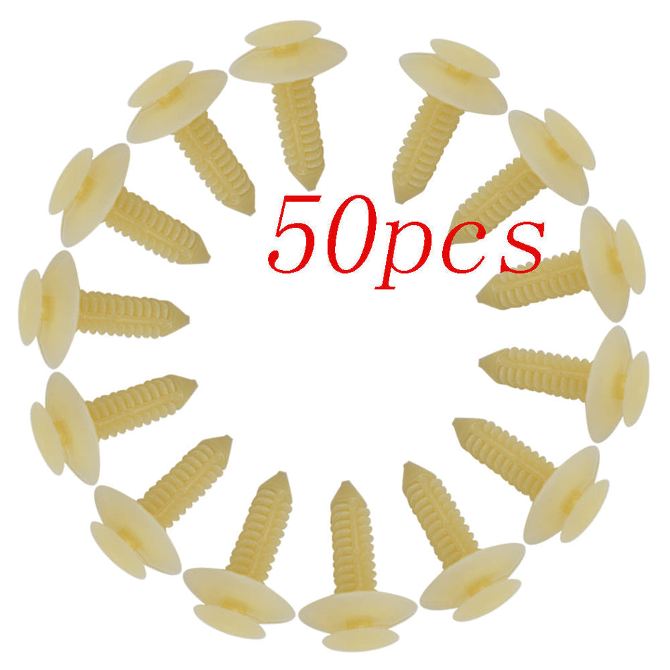 50* Push Rivets Door Trim Panel Retainer clips Fit for Ford Aerostar Bronco New Lab Work Auto