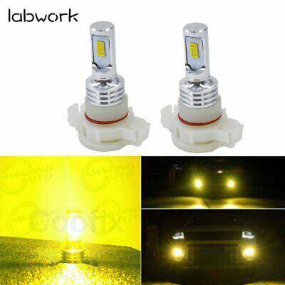 5202 PS24W H16 LED Fog Light Bulbs Driving Lamp Factory 35W 4000LM 3000K Yellow Lab Work Auto