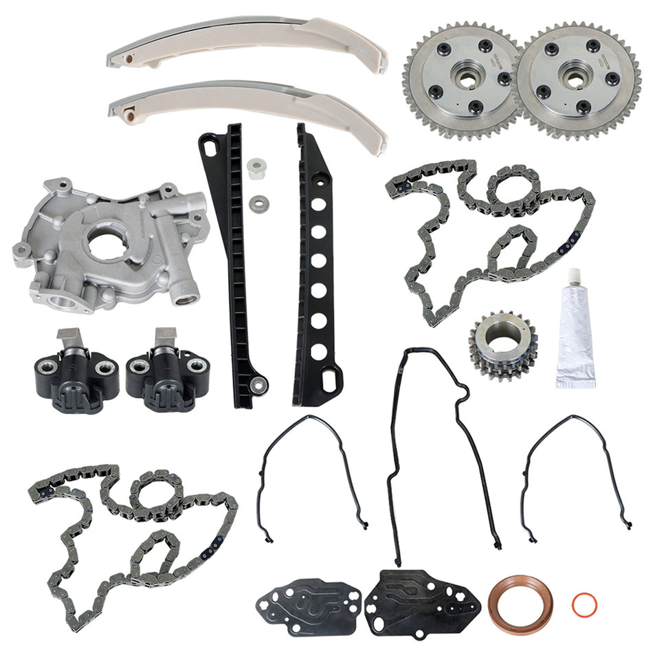 labwork Timing Chain & Oil Pump Kit TK4173VVT Replacement for Ford Expedition F150 F250 F350 Lincoln Navigator 5.4L