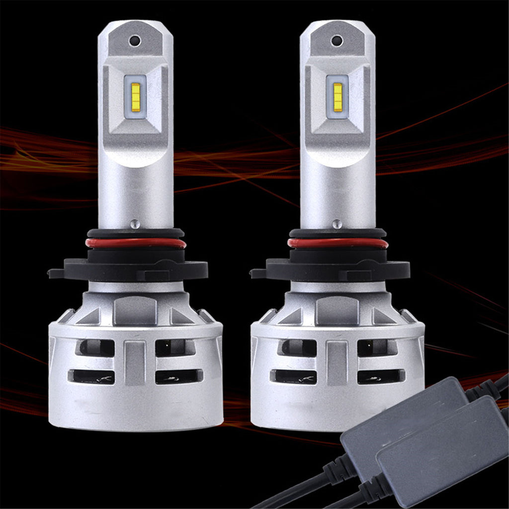 labwork 2Pcs 9005/HB3 LED Headlight Bulbs,60W 10000LM 6500K Cool White Super Bright Auto High Beam/Low Beam LED Headlight Conversion Kit