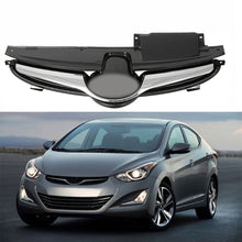 Load image into Gallery viewer, Labwork ABS Grille Chrome Front Upper Bumper Grill Trim For 2011 12 13 Hyundai Elantra