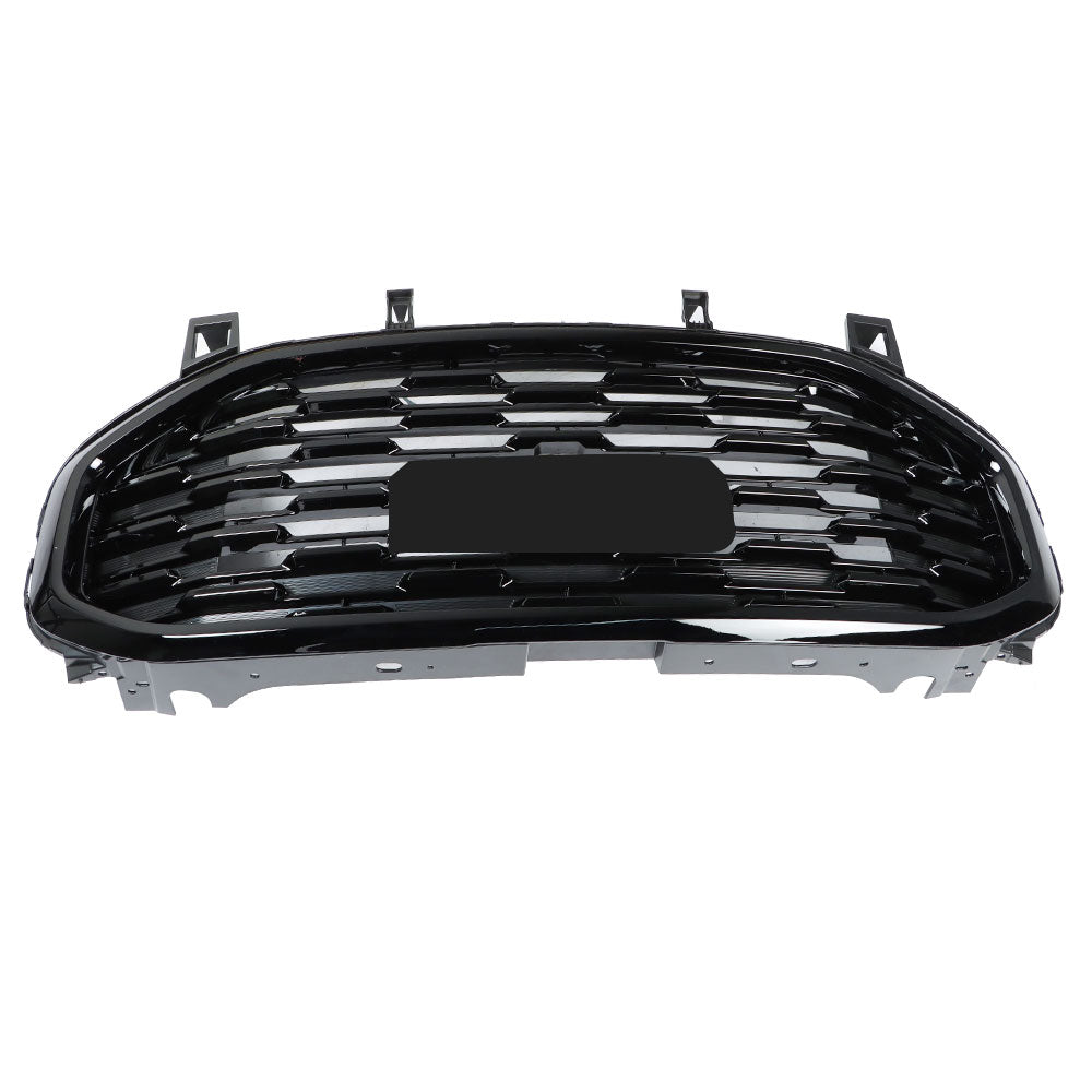 Labwork Front Upper Grille Assembly Gloss For 2018-2021 GMC Terrain Denali Style Black