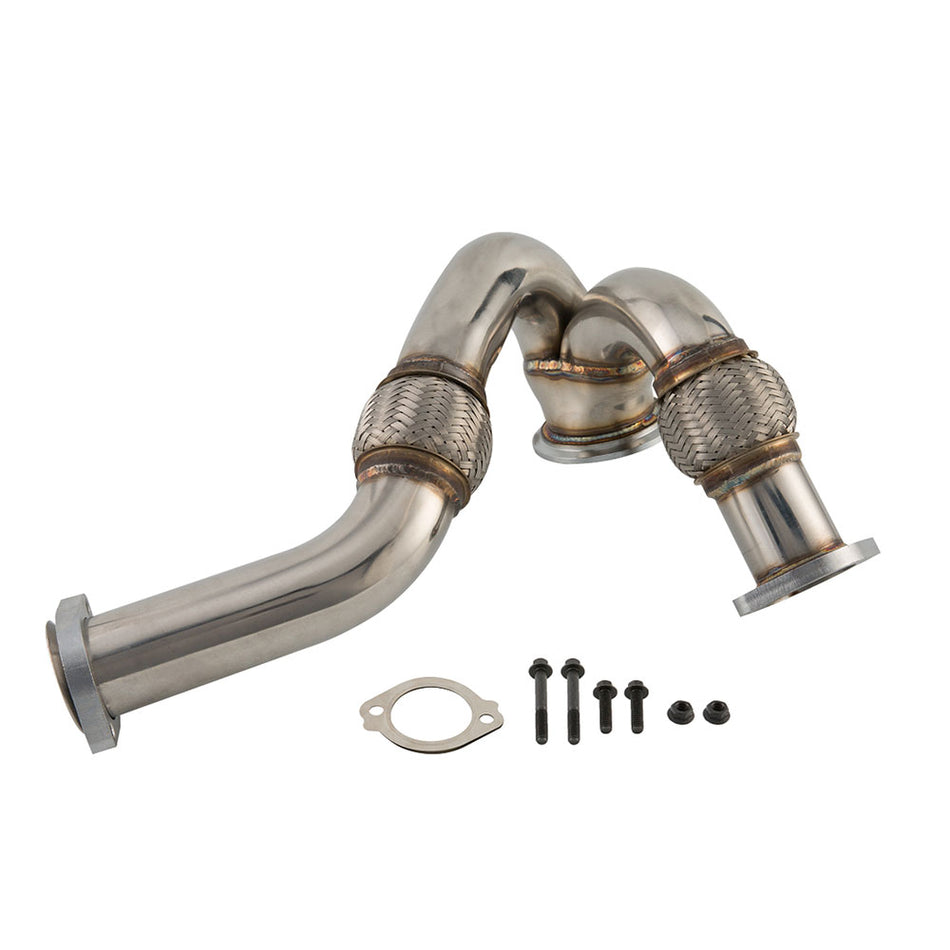 Turbocharger Y-Pipe Up Pipe Kit For 03-07 Ford 5.4/6.0 V8/V10 Powerstroke Diesel