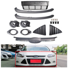 Load image into Gallery viewer, RainMan S Complete Front Bumper Grille Cover Fog Lights Assembly Replacement for 2012-2014 FORD FOCUS