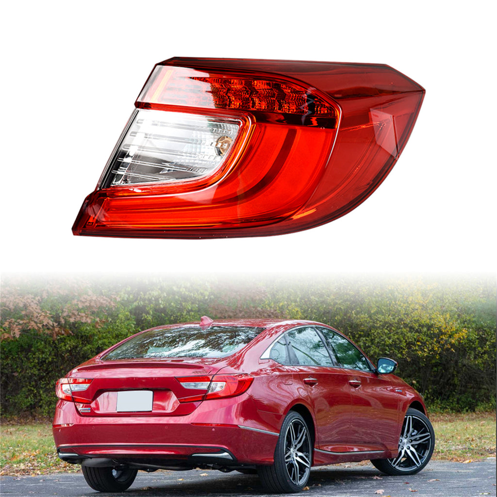 labwork Passenger Side Outer Tail Light Replacement for 2018-2021 Honda Accord Sedan Rear Brake Tail Lamp Assembly RH Right Side 33550TVAA01 HO2805118