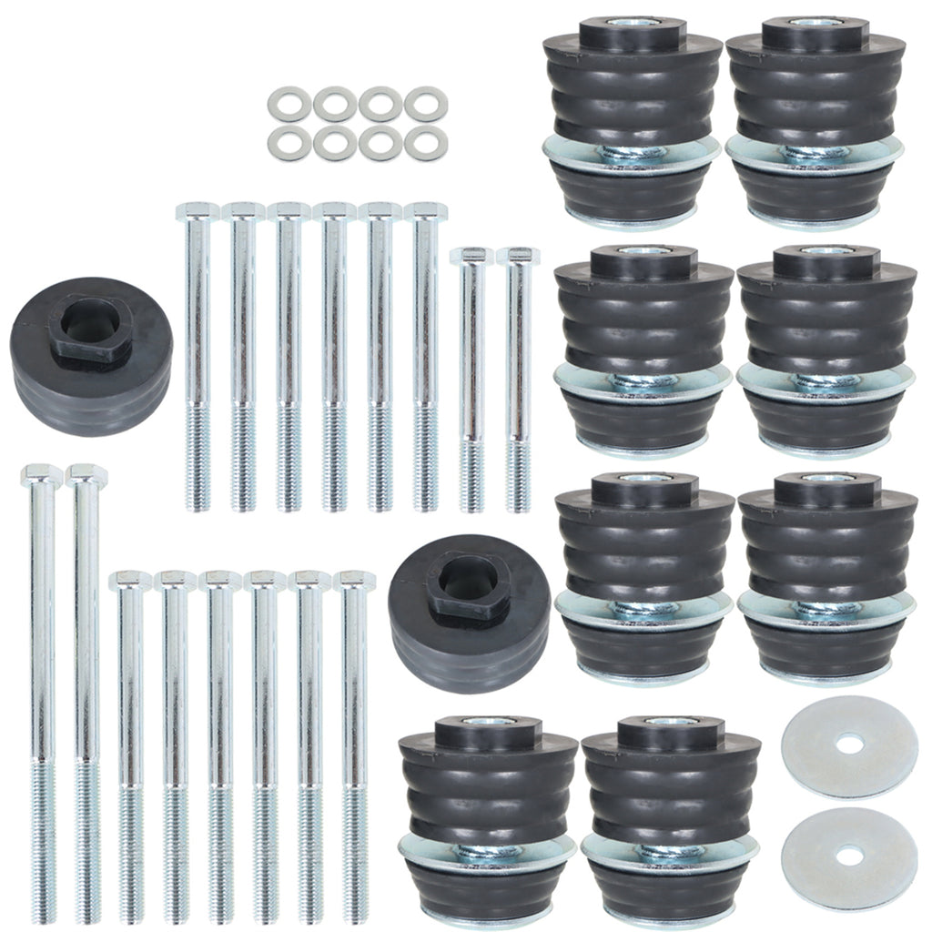 labwork Body Mount Bushing Kit KF04060BK Replacement for 2008-2016 Ford super duty F250 F350