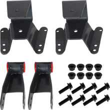 Load image into Gallery viewer, 4 Rear Drop Lowering Kit Hanger Shackle Replacement for Chevy for GMC C10 1973-1987 2WD