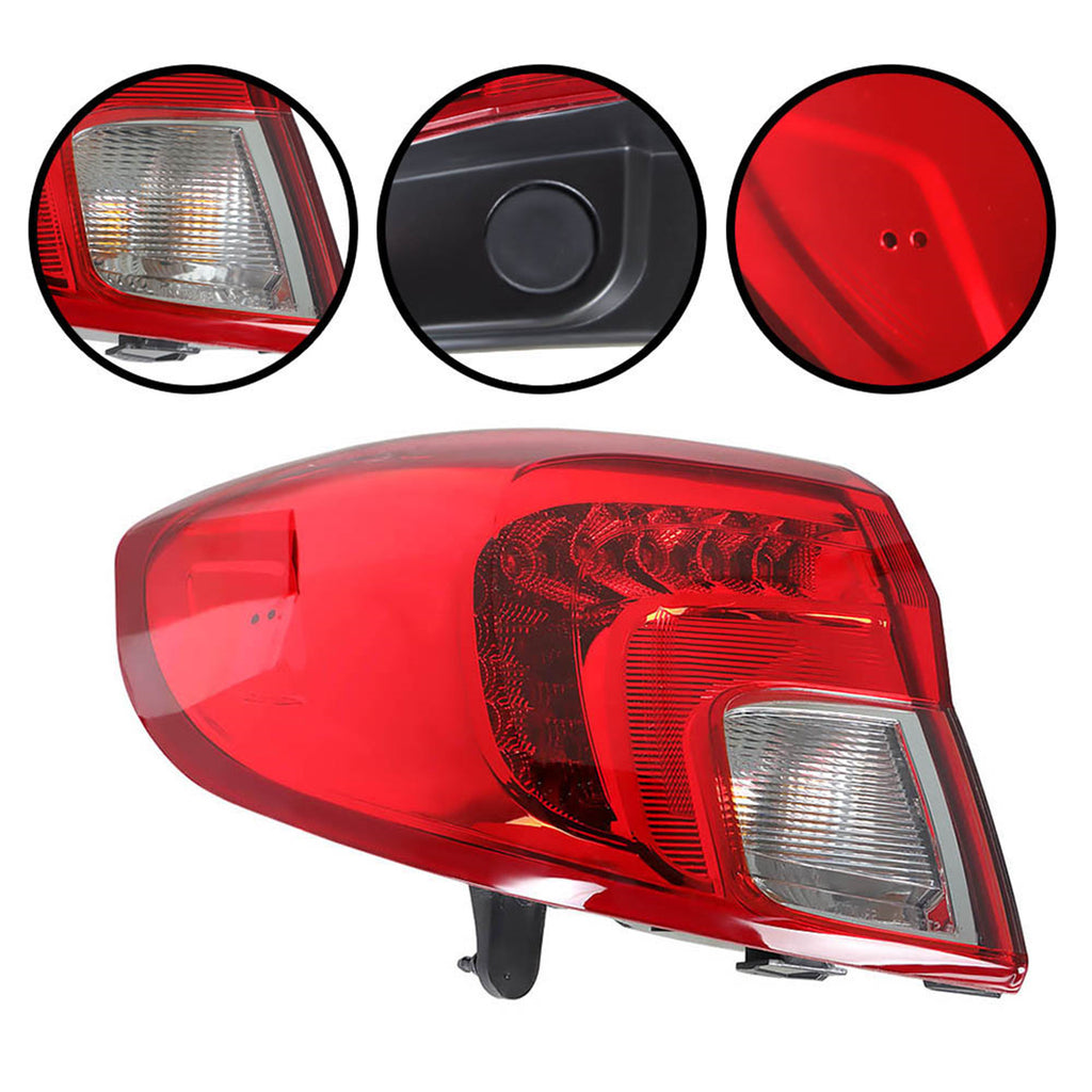 Outer Left Side LED Tail Light Assembly Replacement for Buick Envision 2016 2017 2018 Driver Side Rear Brake Lamp 84246416 GM2804128