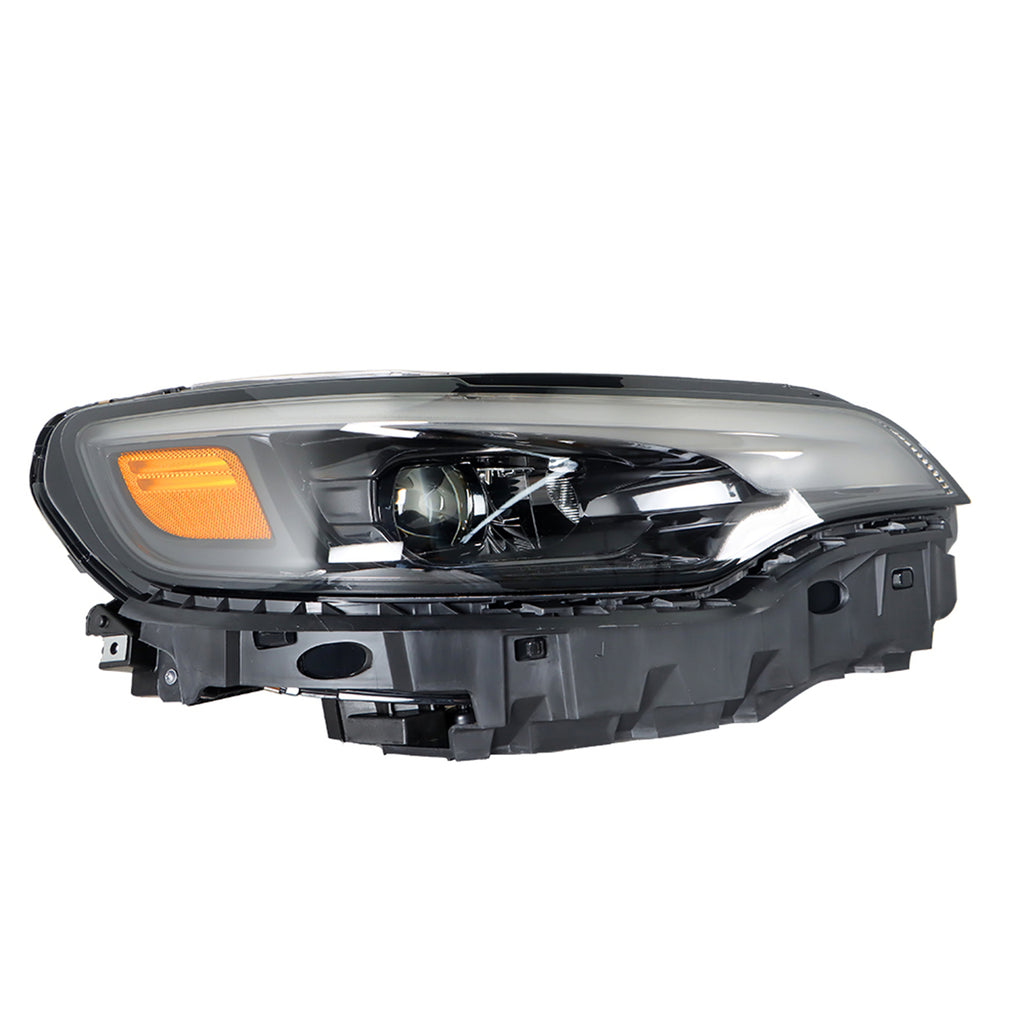 labwork LED Headlight Assembly, Compatible Replacement for 2019-2022 Jeep Cherokee Projector Headlamp for Passenger Side