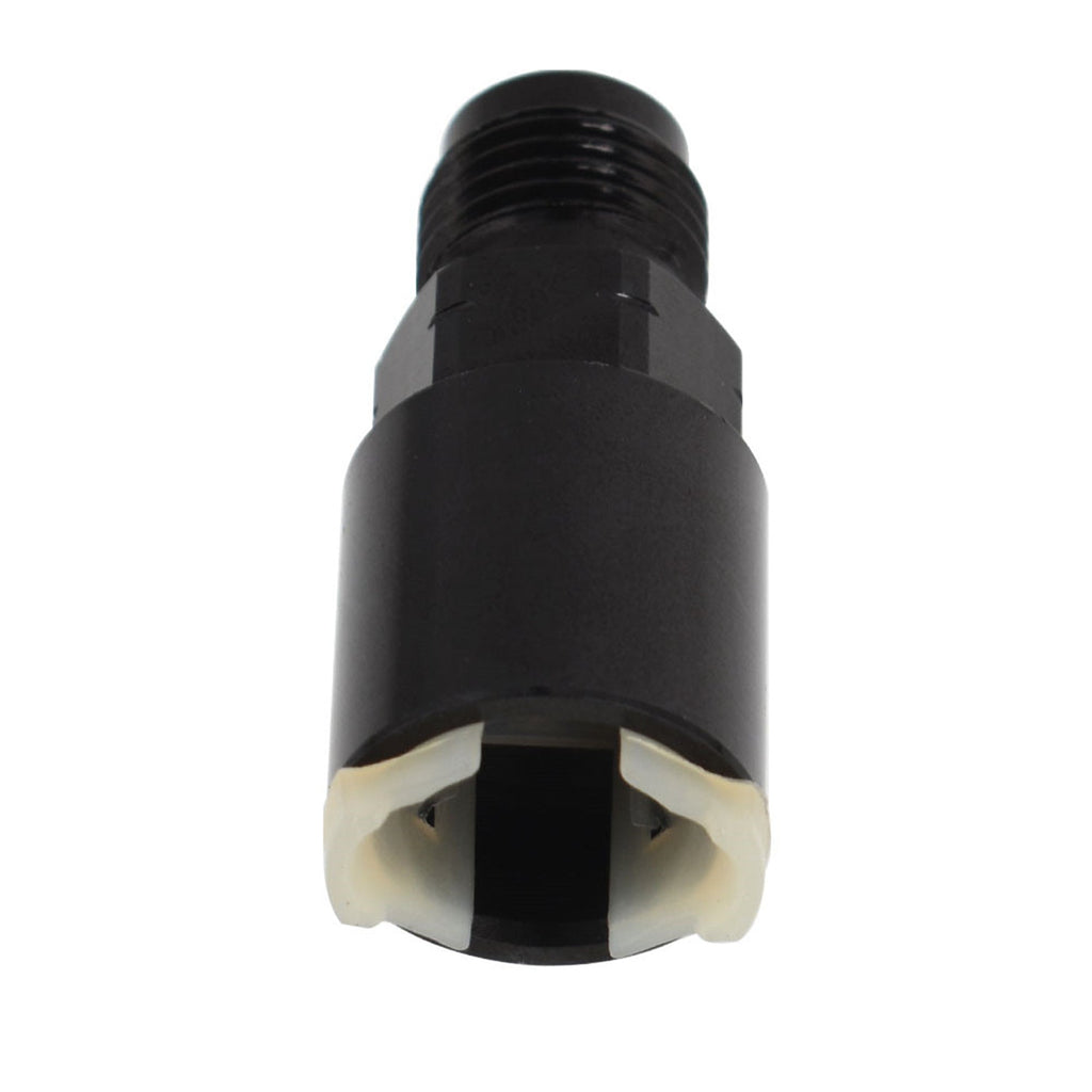 -6AN AN6 Fuel Adapter Fitting to 3/8 Quick Connect LS W/ Clip Female Black GM Lab Work Auto