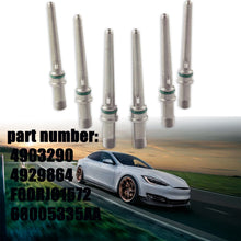 Load image into Gallery viewer, 6PCS 5.9 &amp; 6.7L INJECTOR CONNECTOR TUBES FOR 2003-2012 DODGE CUMMINS DIESEL Lab Work Auto