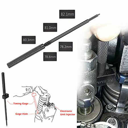 6Pcs Injector Height Gauge Tool Kits For Detroit Diesel Engine series 50 60 3350 Lab Work Auto
