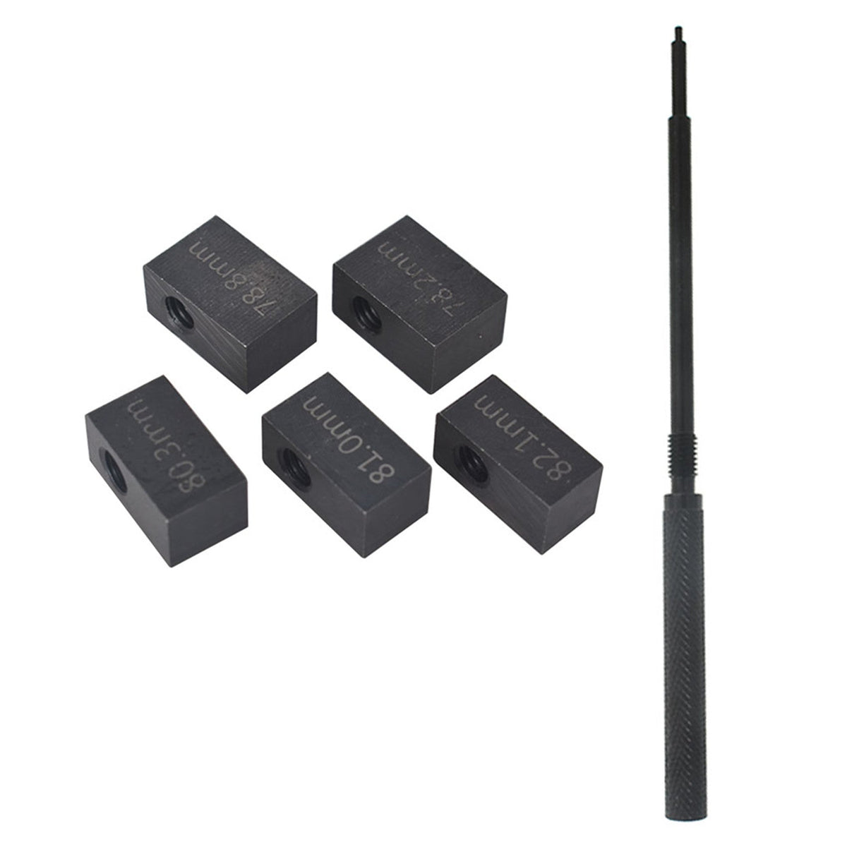 6Pcs Injector Height Gauge Tool Kits For Detroit Diesel Engine series 50 60 3350 Lab Work Auto