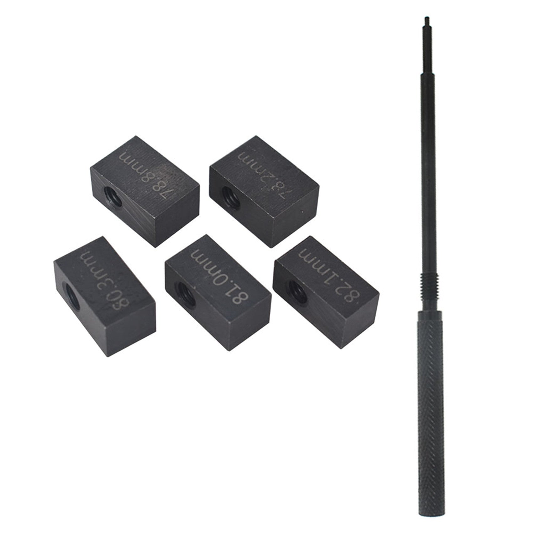 6Pcs Injector Height Gauge Tool Kits For Detroit Diesel Engine series 50 60 3350 Lab Work Auto