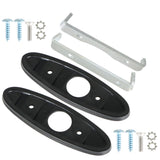 labwork 2PCS Outside Bullet Mirror Mounting Set Left and Right Black Replacement for 1970-1981 Firebird Nova Camaro GTO Vega