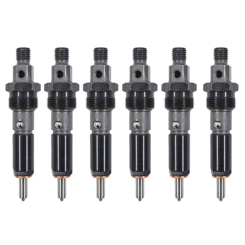 6x New 50hp Fuel Injectors For 89-93 Dodge Cummins 5.9L 6BT Diesel Engeine CA Lab Work Auto