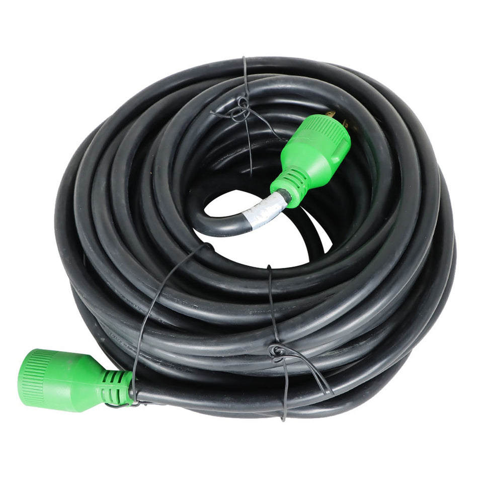 labwork 30A 100 Feet Generator Extension Cord L14-30P to L14-30R 125/250V Up to 7500W 10 Gauge SJTW Generator Cord 4 Prong