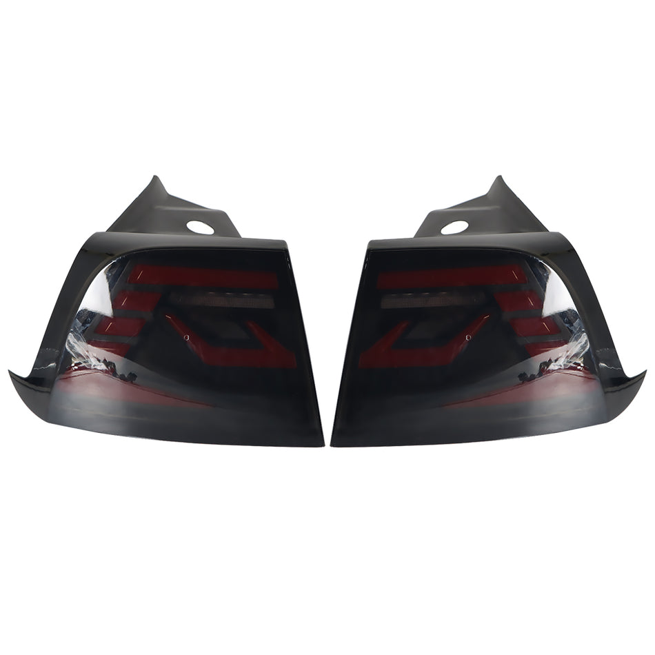 Labwork Rear Tail Lights For 2017-2022 Tesla Model 3 / Y LED Tinted Animation Dynamic DRL Taillights Driver & Passenger Side