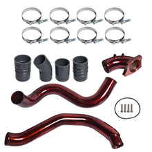 Load image into Gallery viewer, Labwork RED Intercooler Pipe&amp;Intake Elbow for Ford 6.0L Powerstroke Diesel 03-07