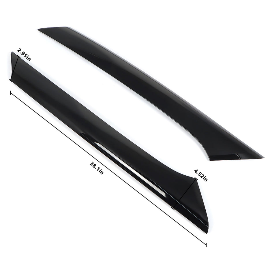 labwork Windshield Outer Pillar Trim Molding Front Left Right Side Replacement for 2009-2018 Flex