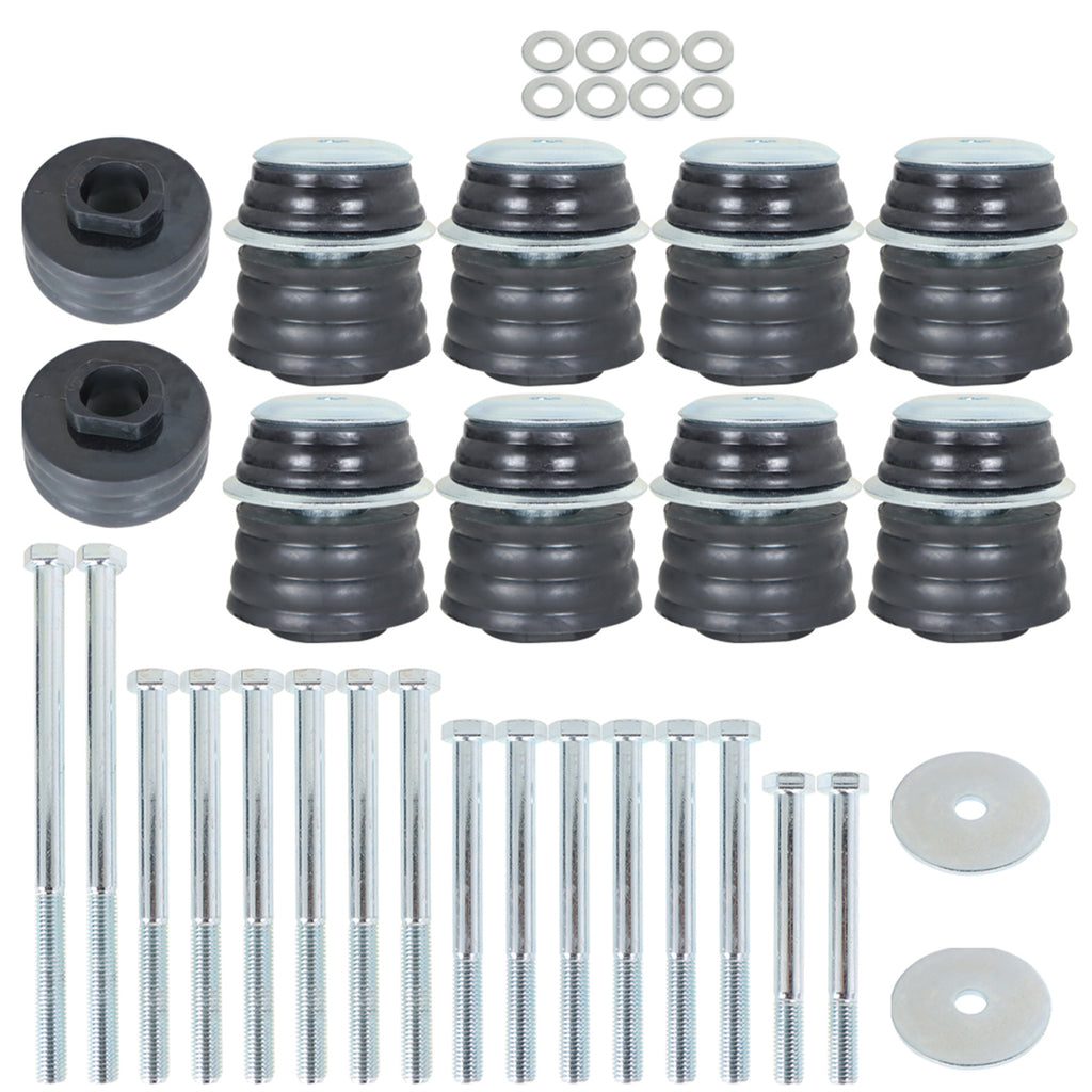 labwork Body Mount Bushing Kit KF04060BK Replacement for 2008-2016 Ford super duty F250 F350