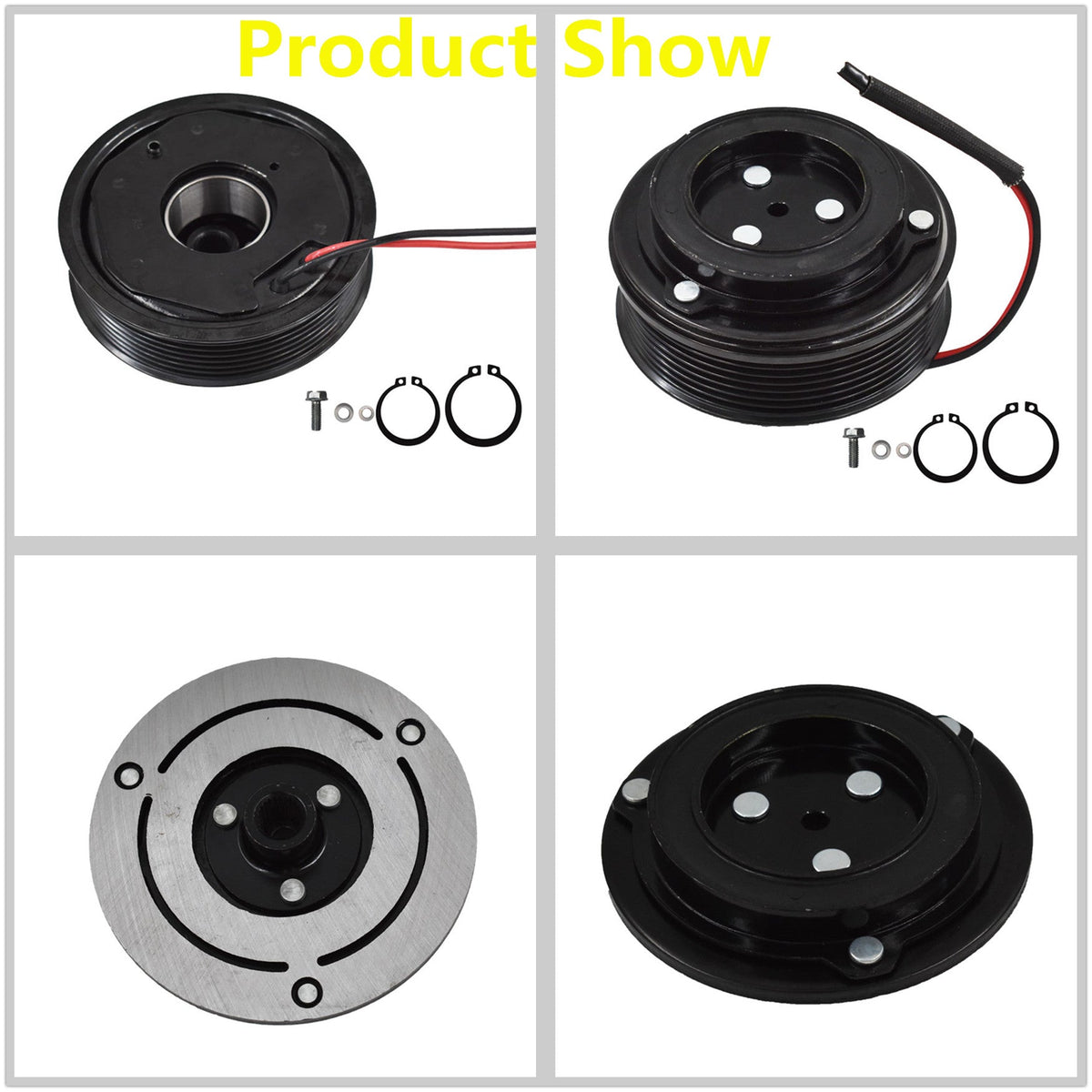 A/C AC Compressor Complete Clutch for Tacoma 05-16 Compressor Lab Work Auto