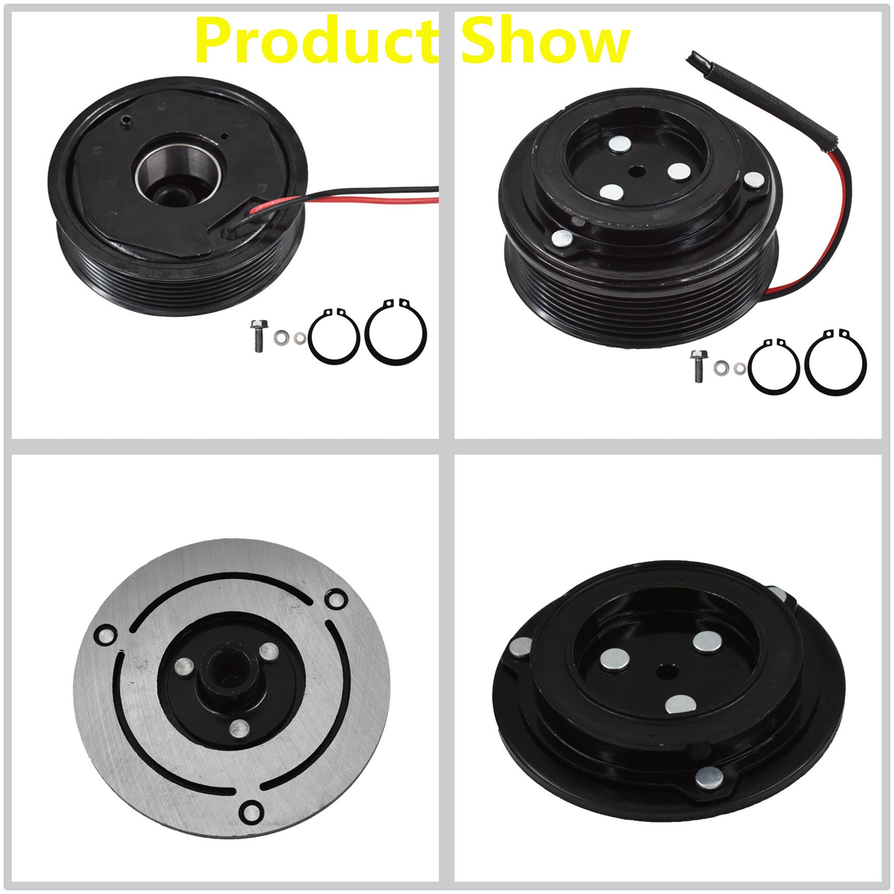 A/C AC Compressor Complete Clutch for Tacoma 05-16 Compressor Lab Work Auto