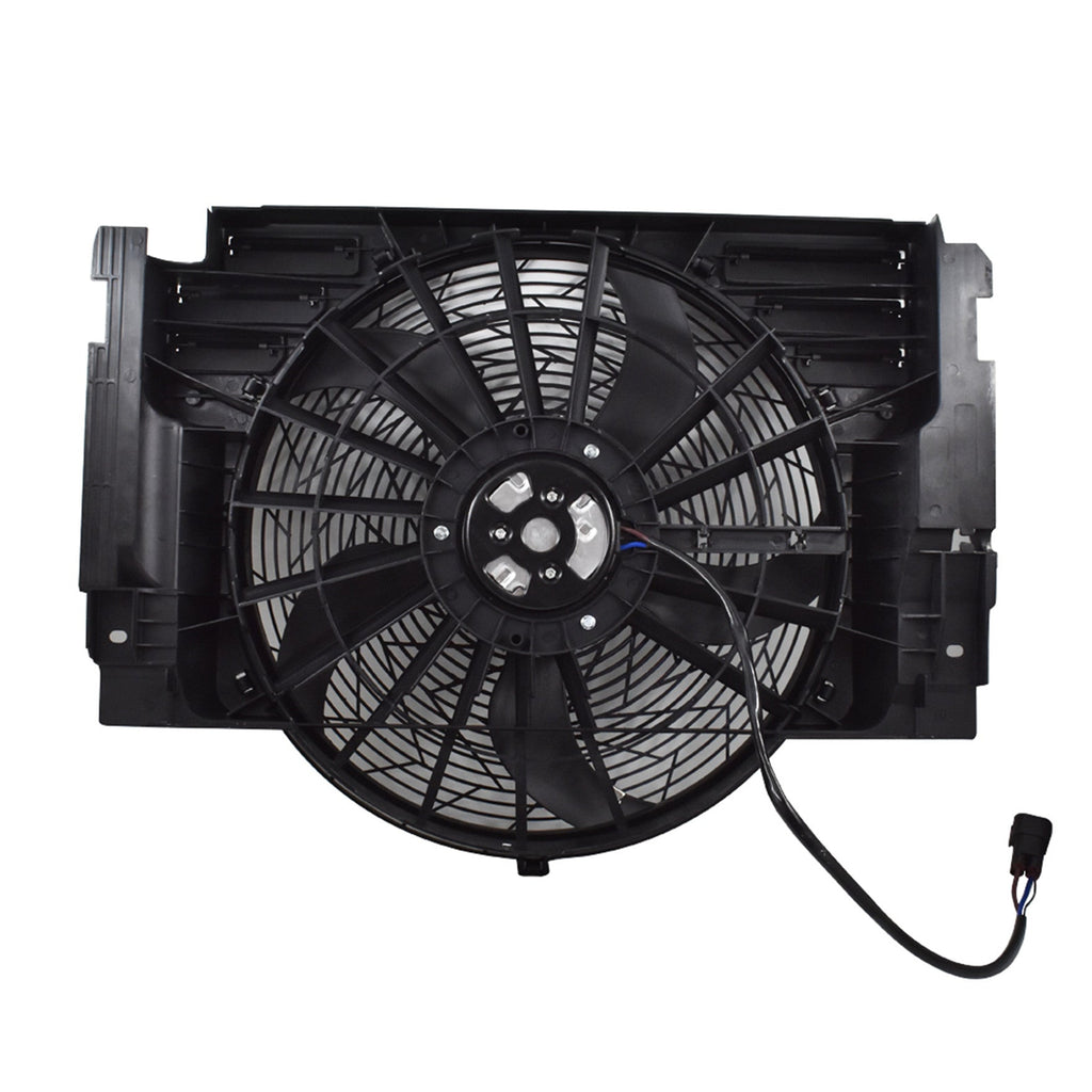 A/C AC Radiator Condenser Cooling Fan 64546921381 for BMW X5 2000-2006 Lab Work Auto