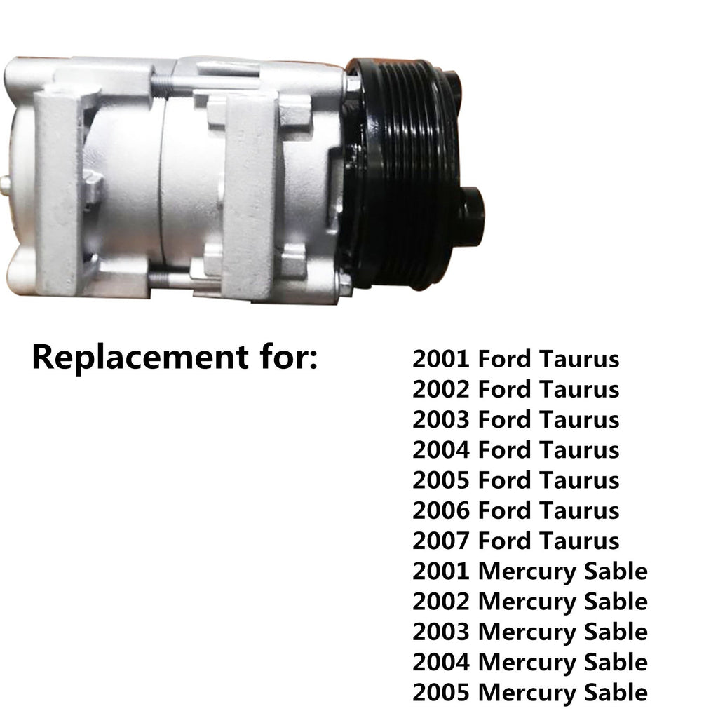 A/C Compressor  Fit For 2001-07 Ford Taurus 01-05 Mercury Sable 3.0L CO 103090C Lab Work Auto