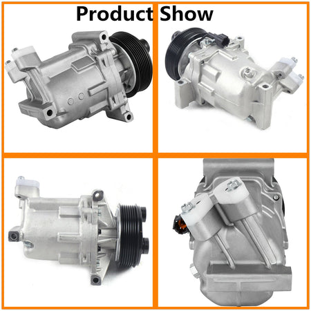 A/C Compressor for  07-10 Nissan Versa 07-15 Nissan Tiida 1.8L 4Cyl CO 11155C Lab Work Auto