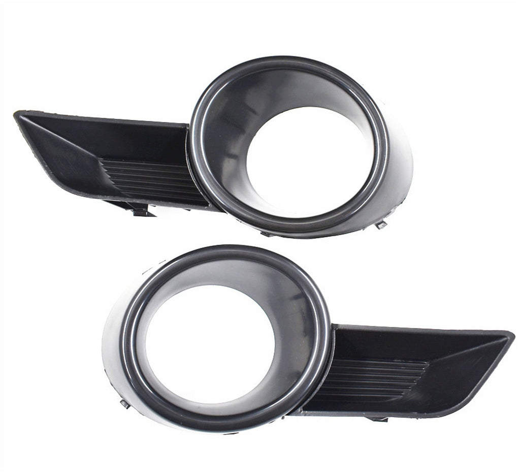 A Pair Front Bumper Fog Light Grille Cover Trim For 08-10 Toyota Highlander Lab Work Auto