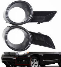 Load image into Gallery viewer, A Pair Front Bumper Fog Light Grille Cover Trim For 08-10 Toyota Highlander Lab Work Auto