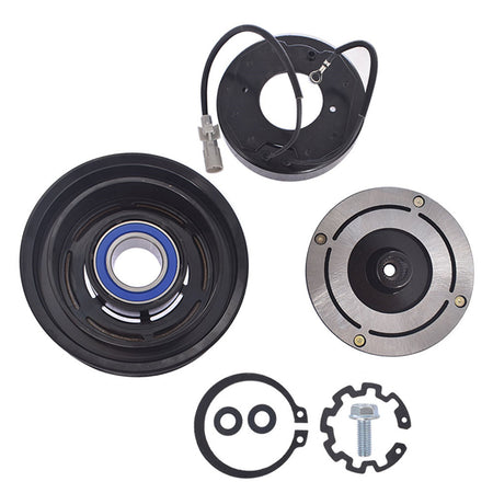 AC Compressor Clutch Kit Pulley Coil Fit For 03 -08 Dodge Ram 1500 5.7L V8 Lab Work Auto