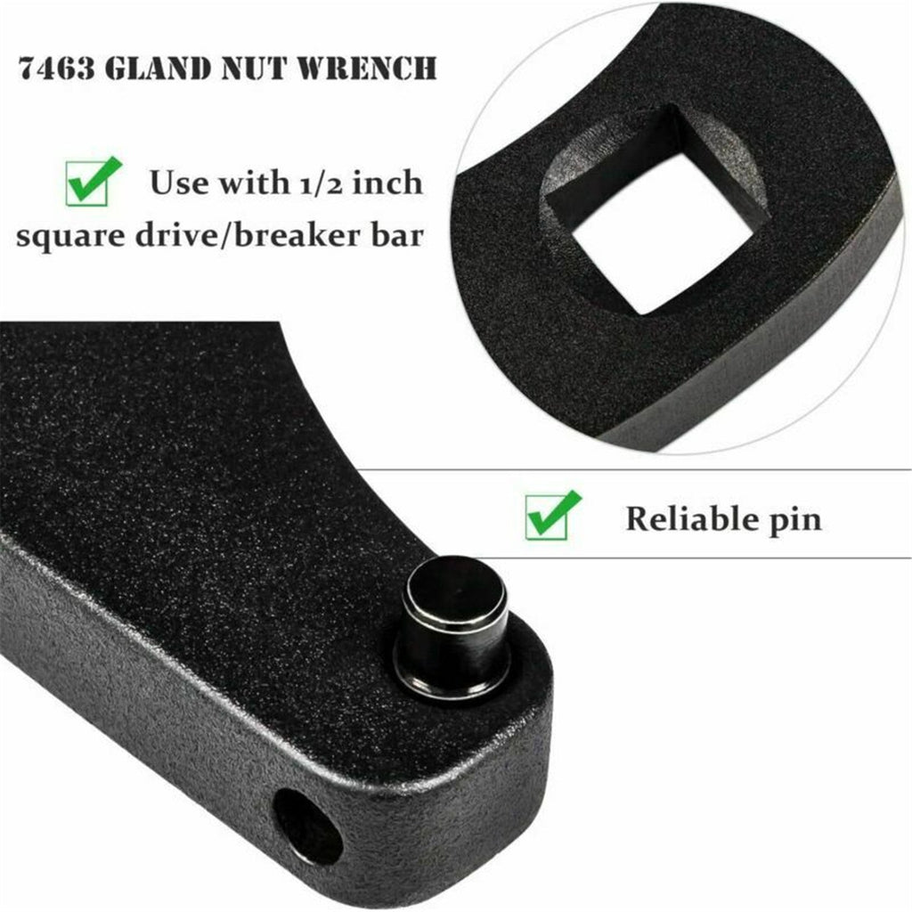Adjustable Gland Nut Wrench 7463 Small Pin Spanner Tools for Hydraulic Cylinders-Lab Work Auto Parts-