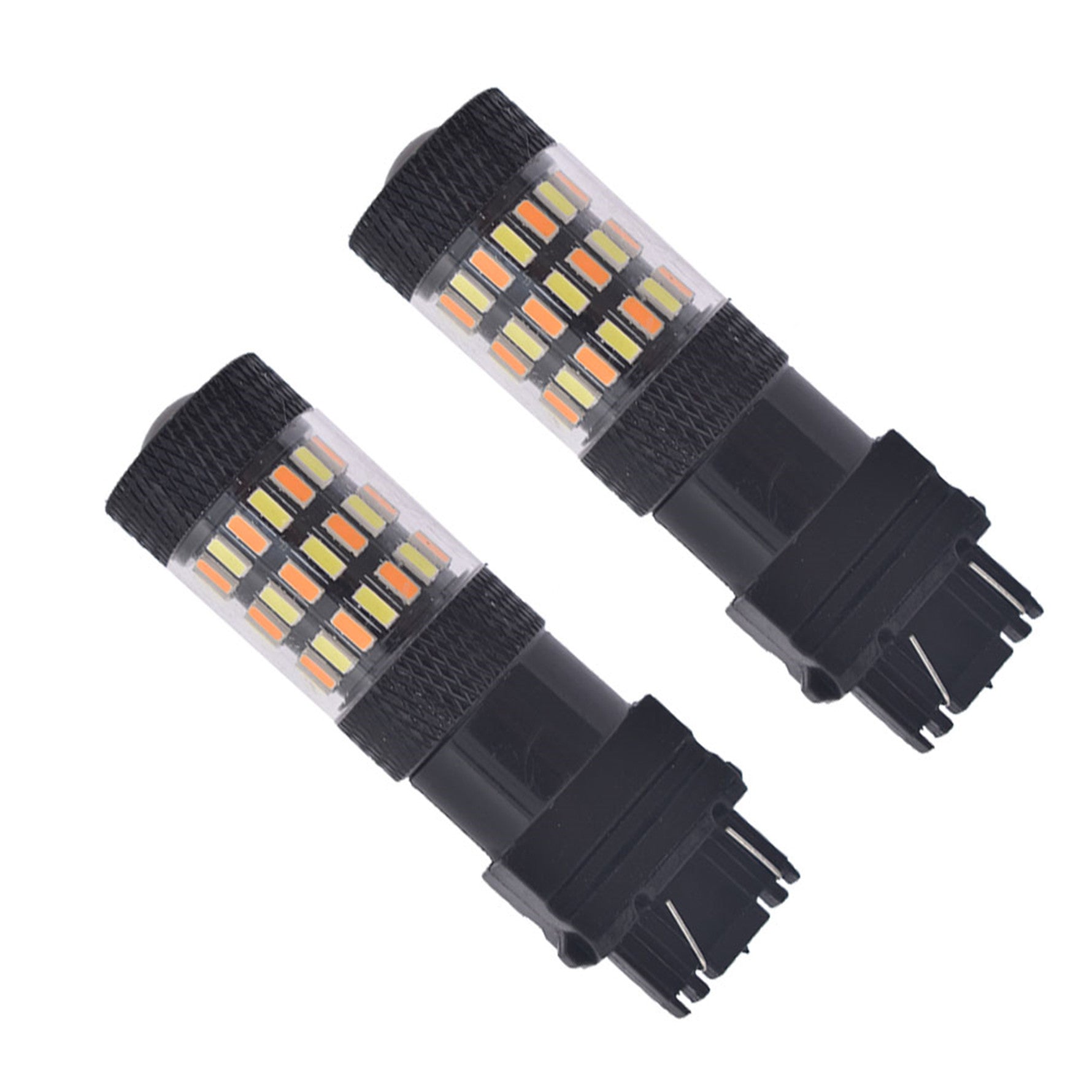 Amber/White Switchback LED Turn Signal Light Bulbs For Chevy Silverado 1500 2500 Lab Work Auto