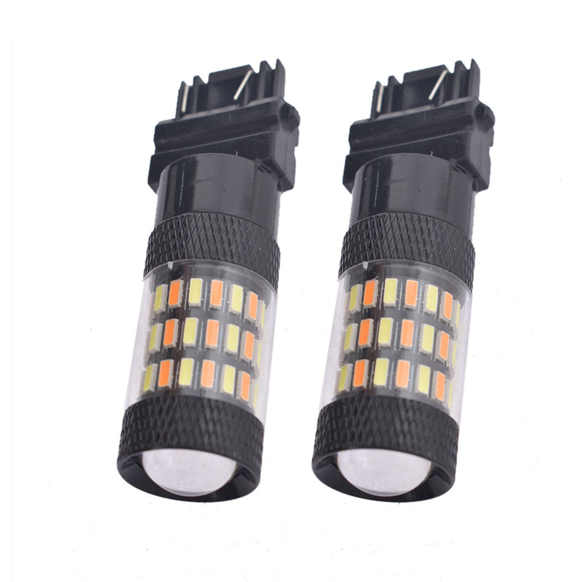 Amber/White Switchback LED Turn Signal Light Bulbs For Chevy Silverado 1500 2500 Lab Work Auto