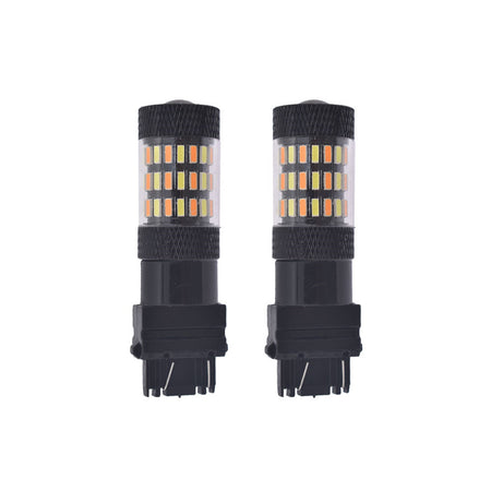 Amber/White Switchback LED Turn Signal Light Bulbs For Chevy Silverado 1500 2500 Lab Work Auto