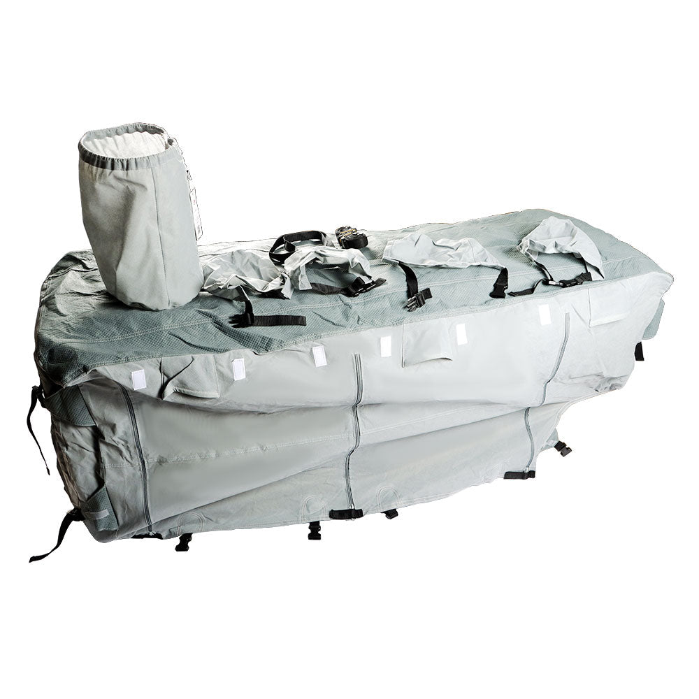Anti-Snow Waterproof Anti-UV 4 Layer 5th Wheel RV Motorhome Camper Storage Cover Lab Work Auto