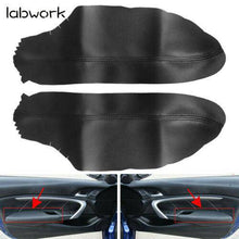 Load image into Gallery viewer, Armrest Cover Black Front Door Panels Fit For 2008-2012 Honda Accord Coupe Lab Work Auto