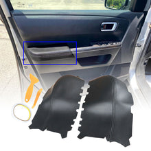 Load image into Gallery viewer, Armrest Leather Cover Front Door Panels Black Left+right For 09-15 Honda Pilot Lab Work Auto