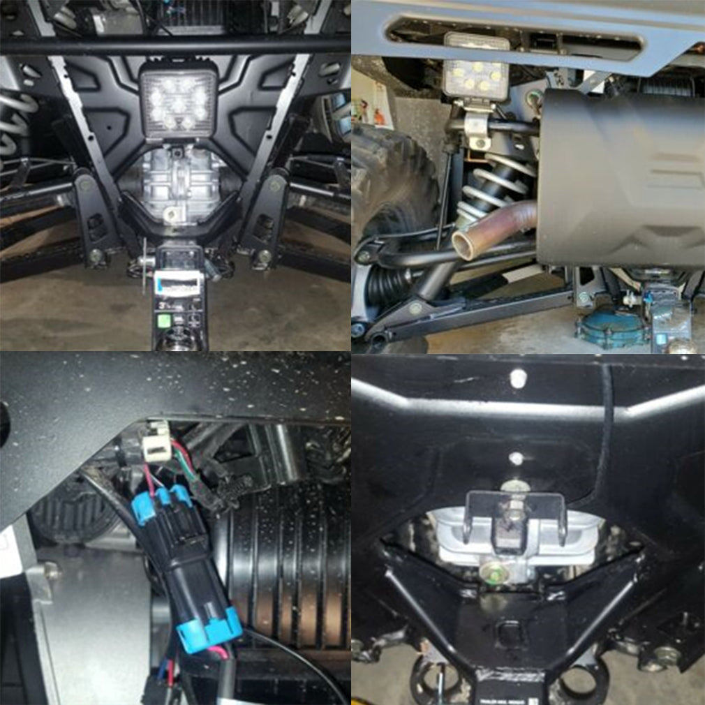 Back-up Light with Plug No Holes for 2018-2021 Polaris Ranger Xp 1000 Lab Work Auto