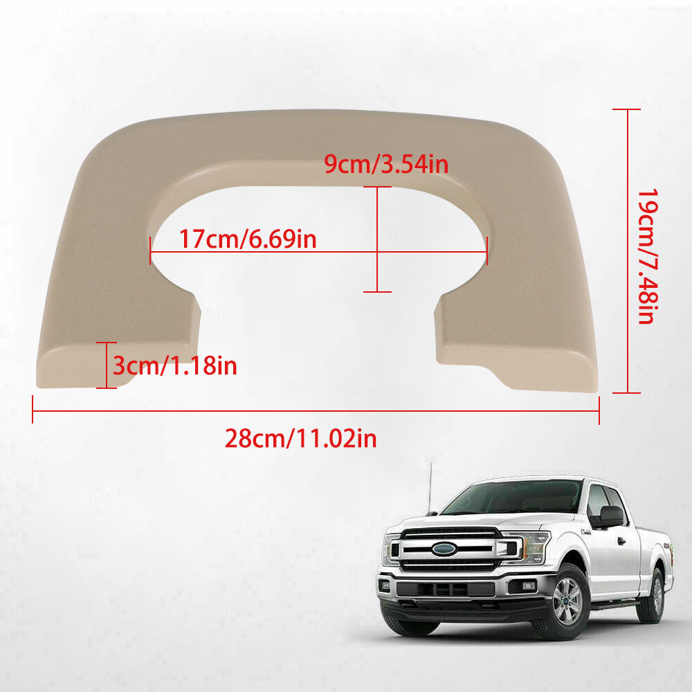Beige Center Console Cup Holder Pad For Ford F150 1997 1998-2003 Lab Work Auto