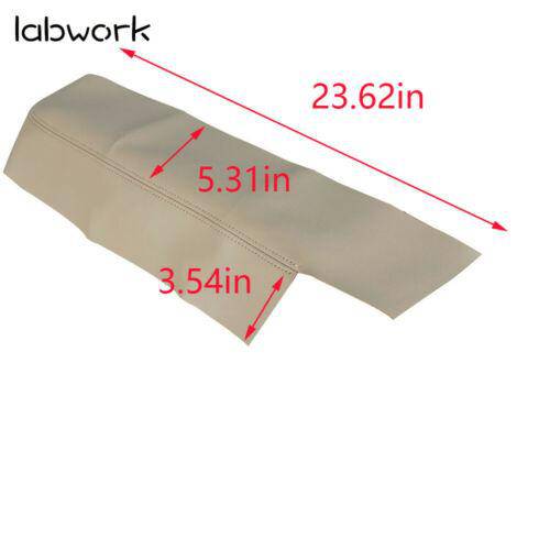 Beige Tan Front Door Panels Leather Armrest Cover For 2007-2012 Honda CR-V CRV Lab Work Auto