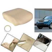 Load image into Gallery viewer, Beige Tan Leather Armrest Center Console Lid Cover  For Honda Pilot 2009-2015 Lab Work Auto