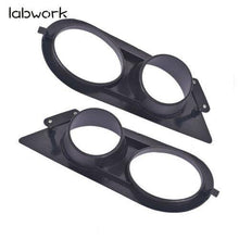 Load image into Gallery viewer, Black ABS Fog Lamp Light Bezel Ham Style Bumper Cover for 01-06 BMW E46 M3 Lab Work Auto