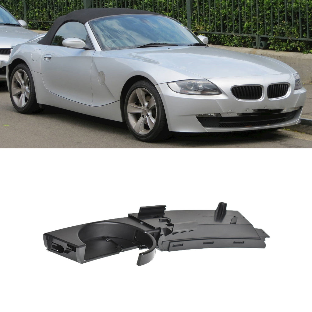 Black Driver Left Cup Holder In Dashboard For 2003-2008 BMW E85 E86 Z4 NEW Lab Work Auto
