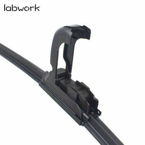 Bracketless J-HOOK Windshield Wiper Blades All season 22" & 19" High Quality Lab Work Auto 