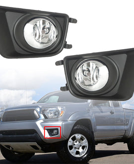 Bumper Fog Lights Driving Lamps Pair Left and Right For 2012-2015 Toyota Tacoma