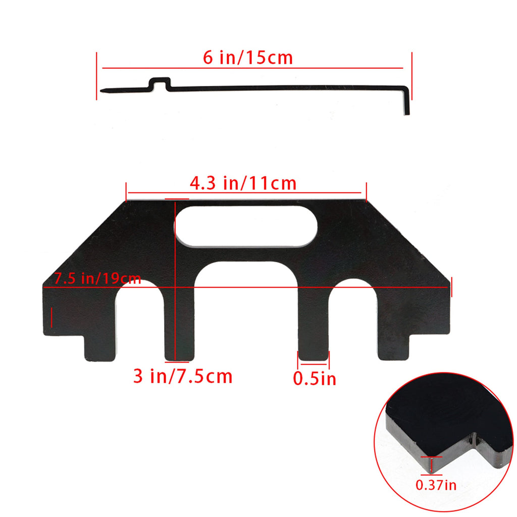 Camshaft Holding Tool Timing Chain Tool W/ Tensioner 37200  For Ford 3.5L 3.7L Lab Work Auto