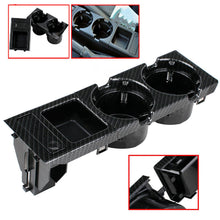 Load image into Gallery viewer, Carbon Fiber Center Console Drink Cup Holder Box Storage For BMW 3 E46 325i Lab Work Auto